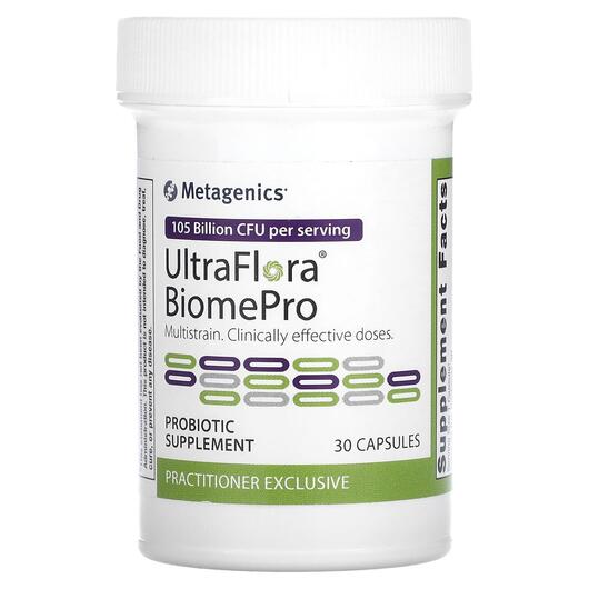 Основное фото товара Metagenics, Пробиотики, UltraFlora BiomePro, 30 капсул
