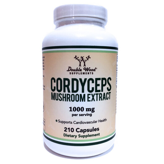 Основное фото товара Грибы Кордицепс, Cordyceps Mushroom Extract 1000 mg, 210 капсул