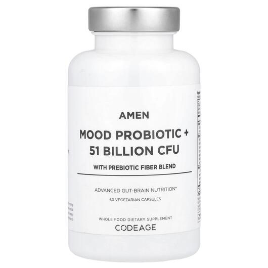 Основное фото товара Пробиотики, Amen Mood Probiotic + 51 Billion CFU, 60 капсул