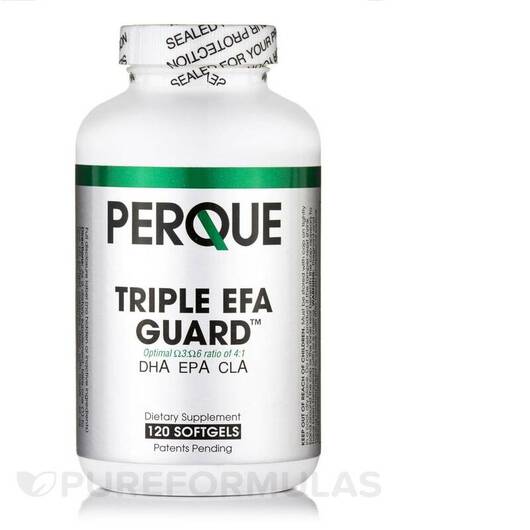 Основное фото товара Perque, Омега 3 6 9, Triple EFA Guard, 120 капсул