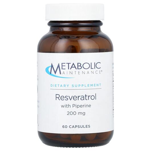 Основное фото товара Ресвератрол, Resveratrol with Piperine 200 mg, 60 капсул