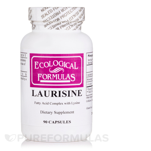Основное фото товара Ecological Formulas, Монолаурин, Laurisine, 90 капсул