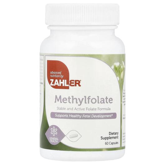 Основное фото товара Zahler, Метилфолат, Methyl Folate 60, 60 капсул