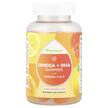 Фото товару Adult Omega + DHA Gummies with Omega 3-6-9, Омега 3 6 9, 60 табле