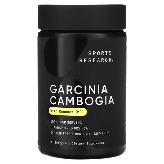 Основное фото товара Garcinia Cambogia with Coconut Oil, Гарциния камбоджийская, 90 ка