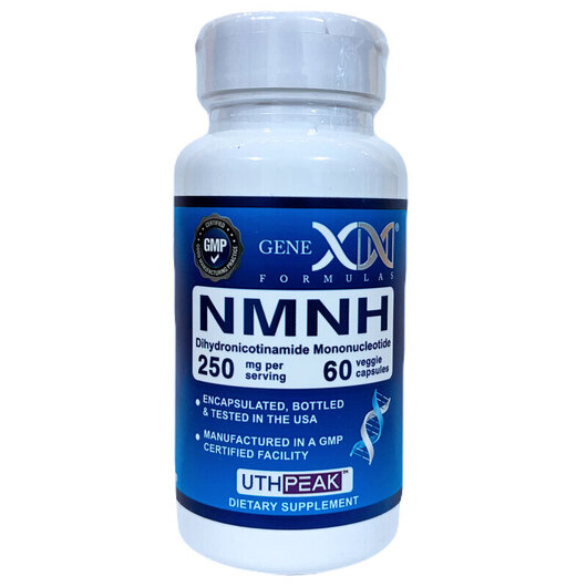 Основное фото товара Дигидроникотинамид мононуклеотид, NMNH 250 mg Uthpeak, 60 капсул