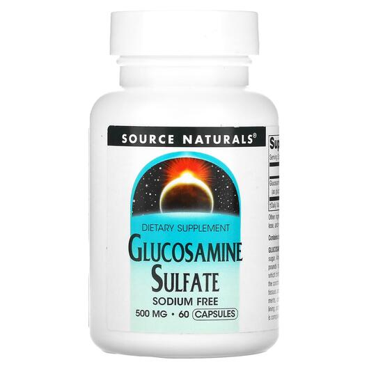 Основное фото товара Glucosamine Sulfate 500 mg 60, Глюкозамин сульфат 500 мг, 60 капс