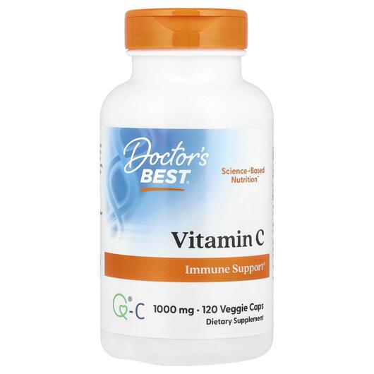 Основное фото товара Витамин C 1000 мг с Quali C, Vitamin C + Quali C, 120 капсул