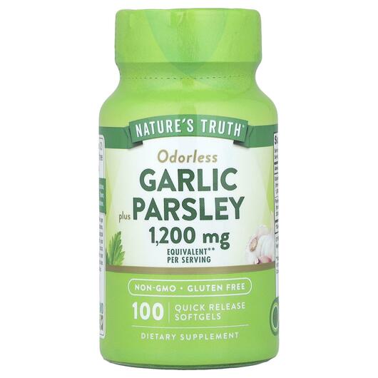 Основное фото товара Экстракт Чеснока, Odorless Garlic & Parsley, 100 капсул