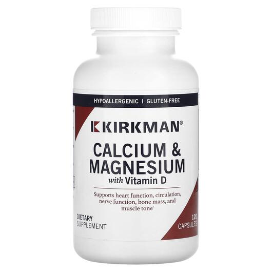 Основное фото товара Витамин D, Calcium & Magnesium with Vitamin D, 120 капсул