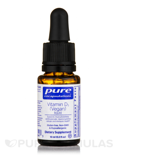 Основное фото товара Pure Encapsulations, Витамин D3, Vitamin D3 Vegan, 10 мл