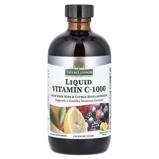 Основное фото товара Витамин C, Liquid Vitamin C Natural Flavors, 240 мл
