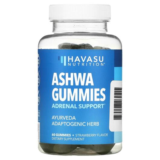Основное фото товара Havasu Nutrition, Ашвагандха, Ashwa Gummies Strawberry, 60 конфет