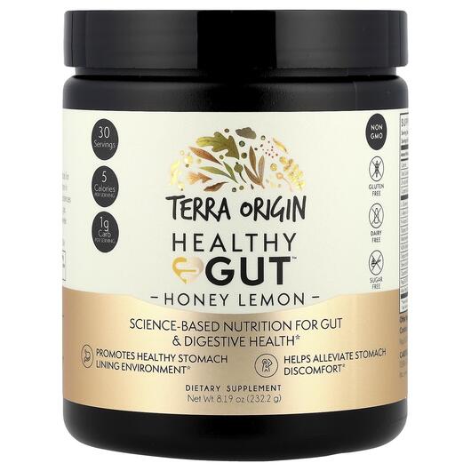 Основное фото товара Terra Origin, Поддержка кишечника, Healthy Gut Honey Lemon, 232 г