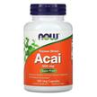 Фото товара NOW, Ягоды Асаи, Freeze-Dried Acai 500 mg, 100 капсул
