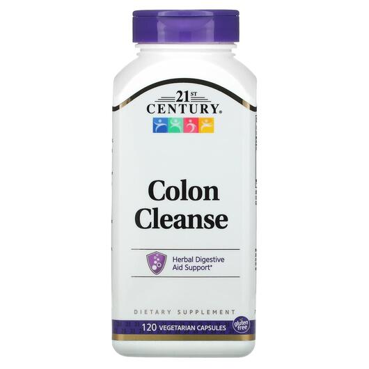 Основное фото товара 21st Century, Поддержка кишечника, Colon Cleanse, 120 капсул