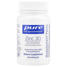 Обзор на Zinc 30 mg Цинк пиколинат 30 мг Pure Обзор на Zinc 30 mg Цинк пиколинат 30 мг Pure