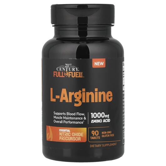 Основное фото товара L-Аргинин, Full Fuel 365 L-Arginine 1000 mg, 90 таблеток