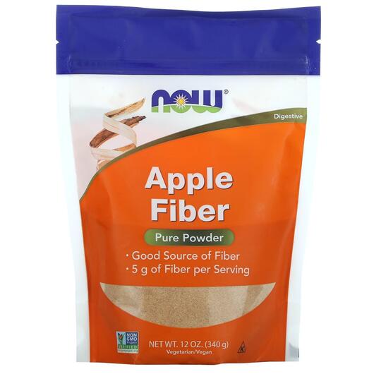 Основное фото товара NOW, Яблочная клетчатка, Pure Apple Fiber, 340 г
