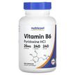 Фото товара Бетаин гидрохлорид, Vitamin B6 Pyridoxine HCl 25 mg, 240 капсул