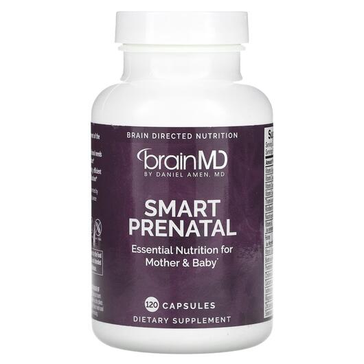 Основное фото товара BrainMD, Витамины для беременных, Smart Prenatal, 120 капсул
