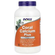 Coral Calcium Plus Коралловый кальций NOW 250 капсул