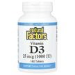 Витамин D3, Vitamin D3 25 mcg 1000 IU, 180 таблеток