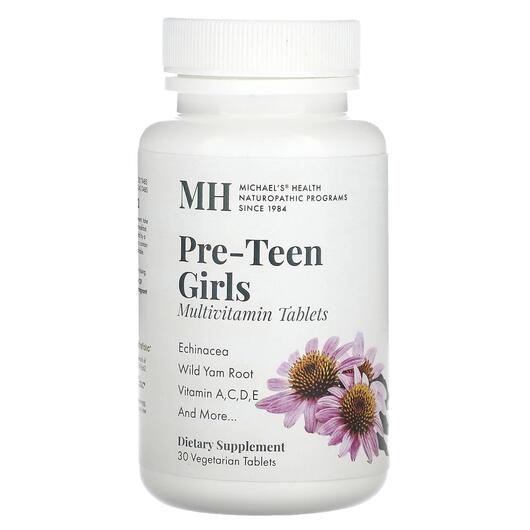 Основное фото товара Витамины для подростков, Pre-Teen Girls Multivitamin, 30 таблеток