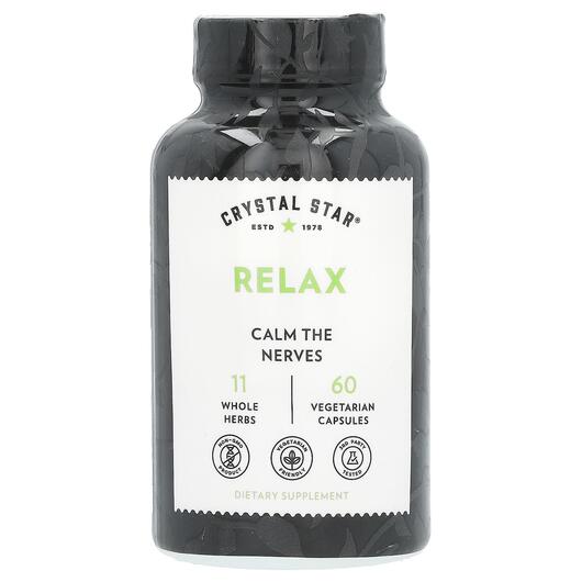 Основное фото товара Crystal Star, Поддержка стресса, Relax, 60 капсул