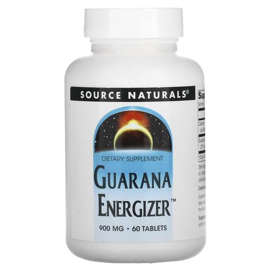 Основное фото товара Гуарана 900 мг, Guarana Energizer 900 mg, 60 таблеток