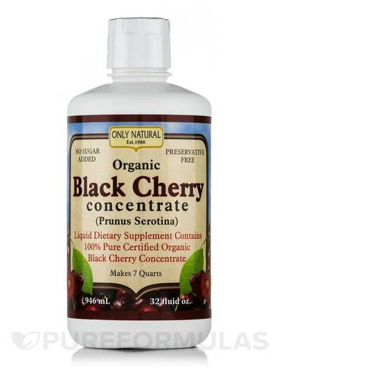 Основное фото товара Экстракт вишни, Black Cherry Concentrate Organic, 946 мл