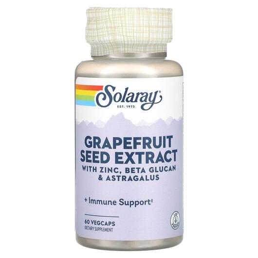 Основное фото товара Экстракт семян грейпфрута, Grapefruit Seed Extract, 60 капсул