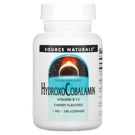 Основное фото товара HydroxoCobalamin Vitamin B-12 Cherry Flavored, Витамин B, 240 таб