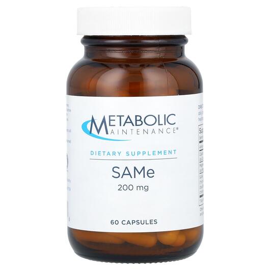 Основне фото товара SAMe 200 mg, САМе Аденозил-метионін, 60 капсул