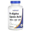 Nutricost, Альфа-липоевая, R-Alpha Lipoic Acid 100 mg, 240 капсул