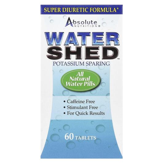 Основное фото товара Absolute Nutrition, Диуретики, Watershed, 60 таблеток