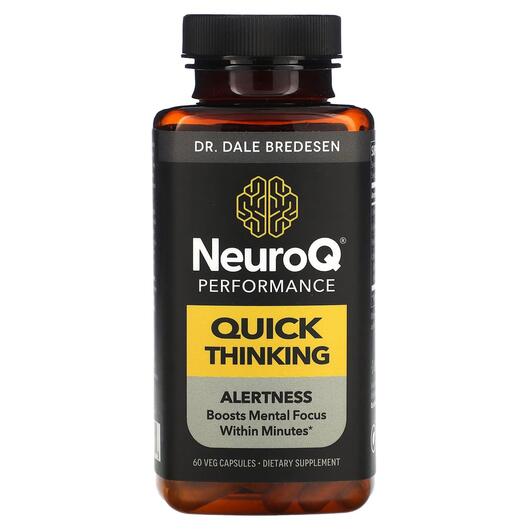 Основное фото товара Поддержка мозга, NeuroQ Performance Quick Thinking, 60 капсул