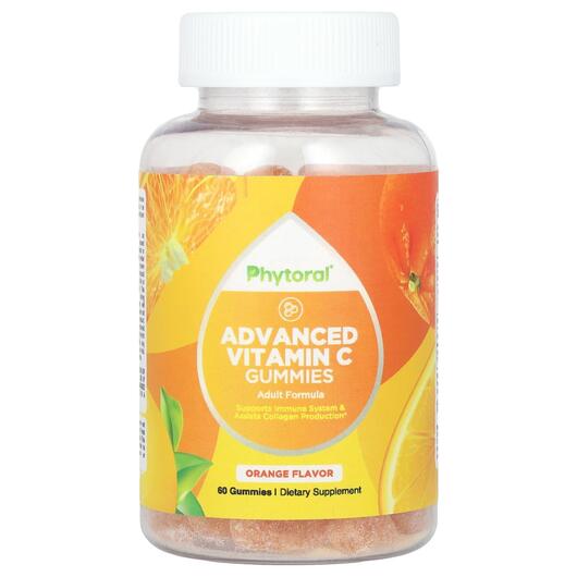 Основное фото товара Advanced Vitamin C Gummies Orange, Витамин C Жевательный, 60 табл