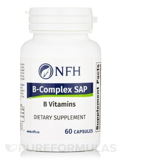 Основное фото товара NFH, B-комплекс, B-Complex SAP, 60 капсул