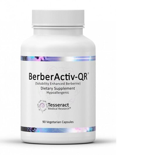 Основное фото товара Tesseract Medical Research, Берберин, BerberActiv-QR, 90 капсул