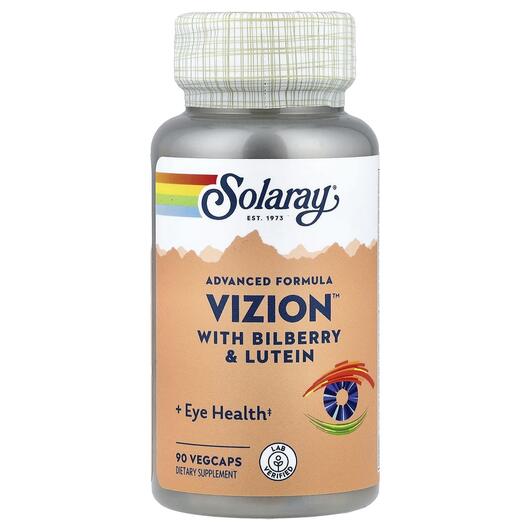 Основное фото товара Поддержка зрения, Vizion with Blueberry & Lutein, 90 капсул