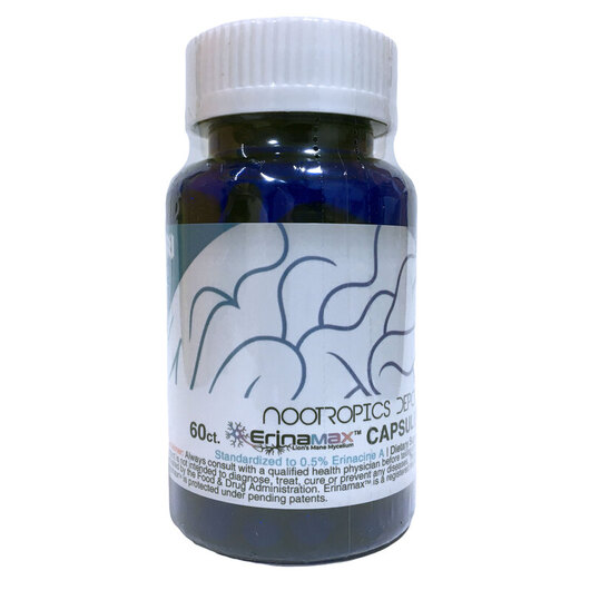Основное фото товара Грибы Львиная грива, Erinamax Capsules, 60 капсул