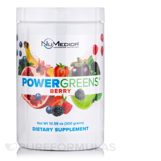 Основное фото товара NuMedica, Суперфуд, Power Greens Berry, 300 г