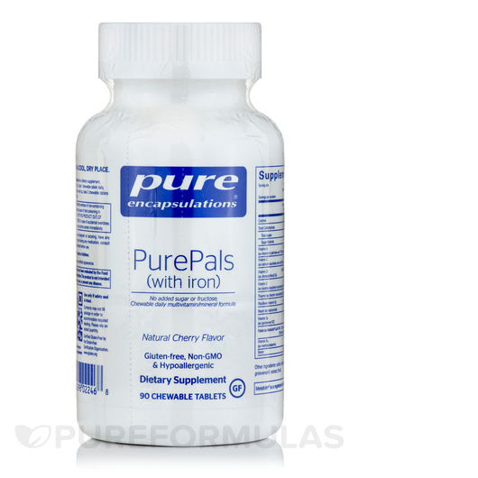 Основное фото товара Железо, PurePals with Iron Natural Cherry Flavor, 90 таблеток
