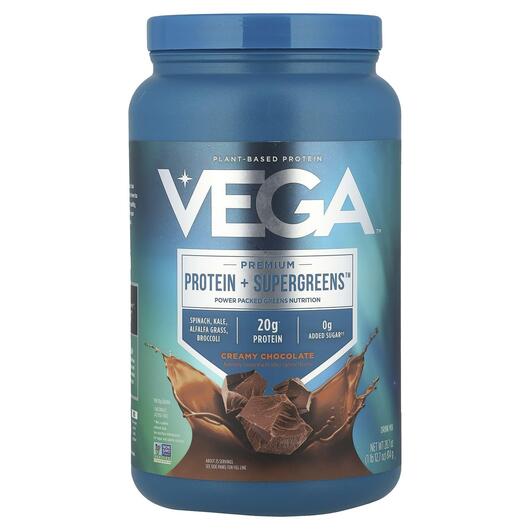 Основное фото товара Vega, Протеин, Protein & Greens Chocolate, 814 г