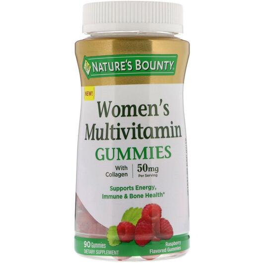 Основное фото товара Women's Multivitamin Gummies, Витамины для женщин Малина 50 