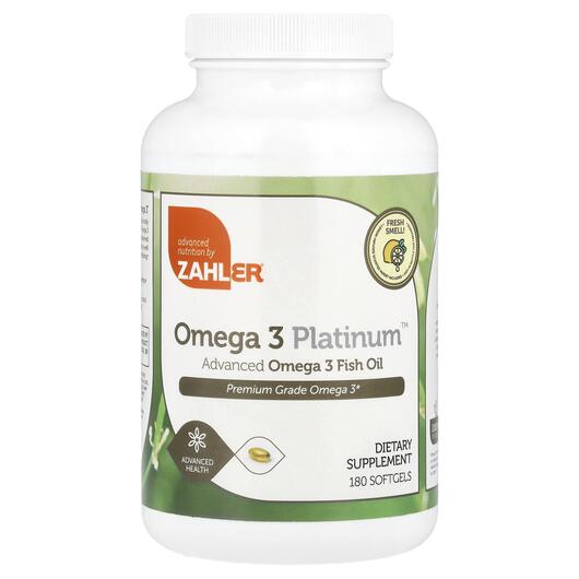 Основное фото товара Omega 3 Platinum Advanced Omega 3 Fish Oil 2000, Омега 3, 180 кап