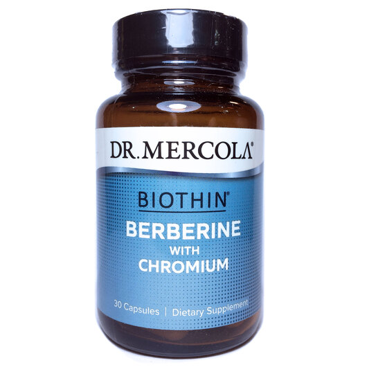 Основное фото товара Dr. Mercola, Берберин, Berberine with Chromium, 30 капсул