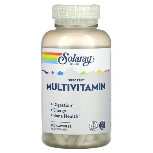 Основное фото товара Solaray, Железо, Spectro Multivitamin Iron Free, 250 капсул