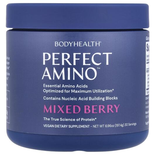 Основное фото товара BodyHealth, Аминокислоты, Perfect Amino Mixed Berry, 197.4 г